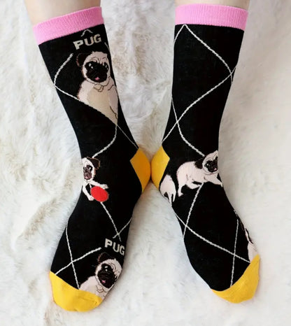 Pug dog socks ( different styles)