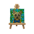 French Bulldog Mini Canvas Painting