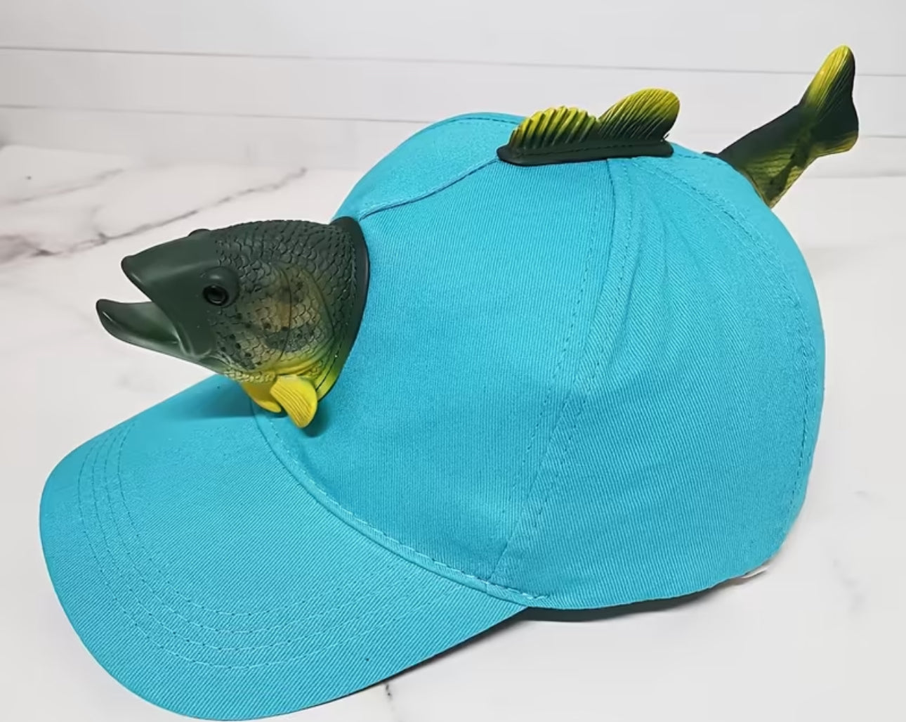 3D Fish Cap (Blue)