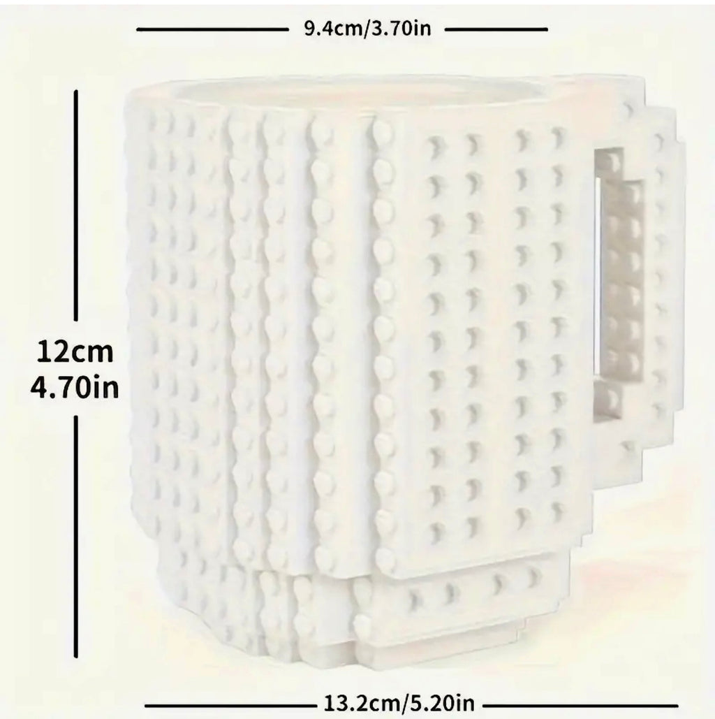 Tasse de blocs de construction avec blocs supplémentaires