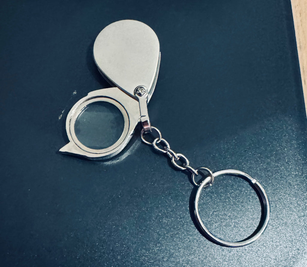 Foldable Reading Glass Keychain