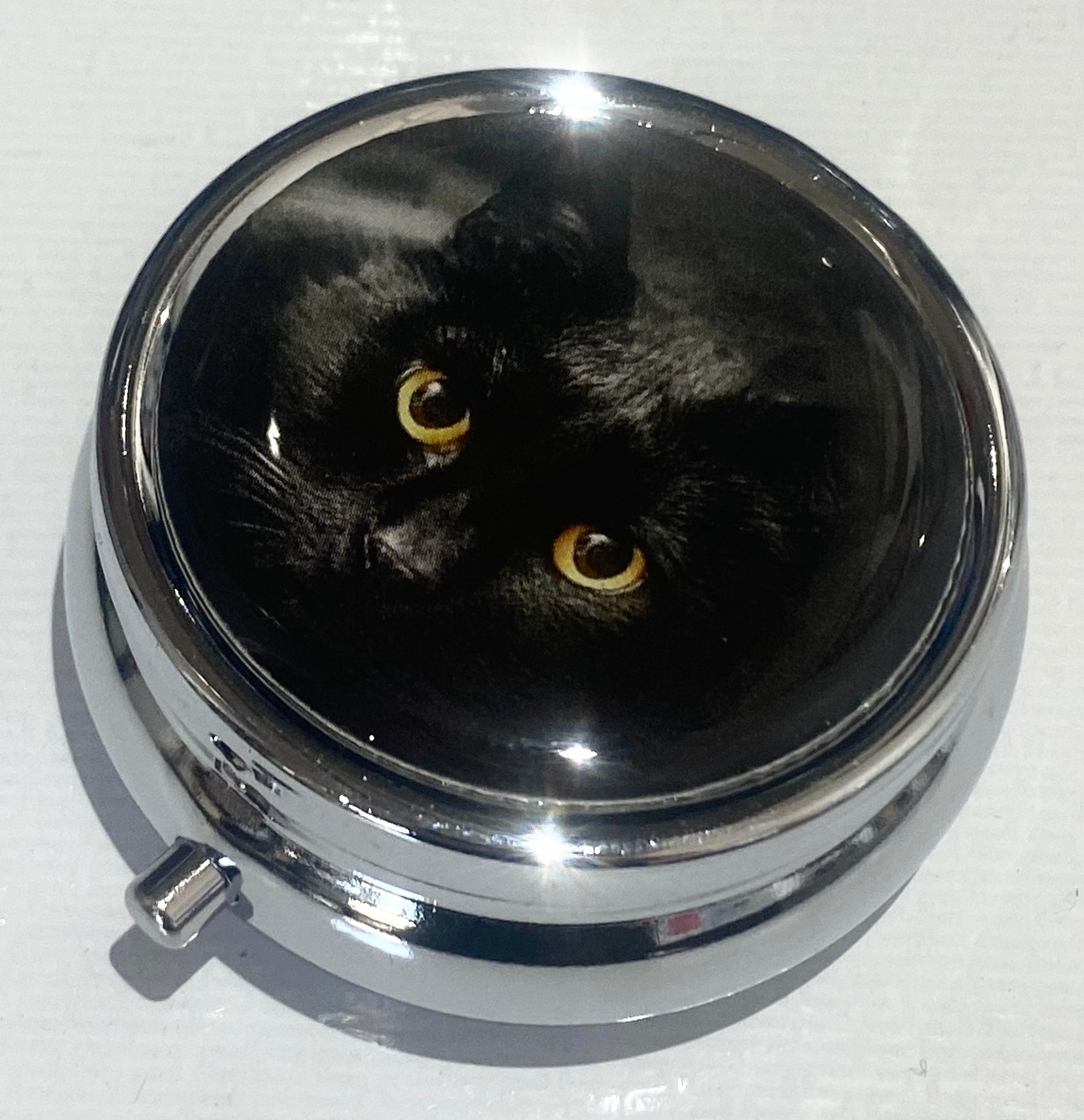 Black Cat Pill Box