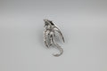 Silver Dragon Brooch