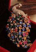 Peacock Brooch