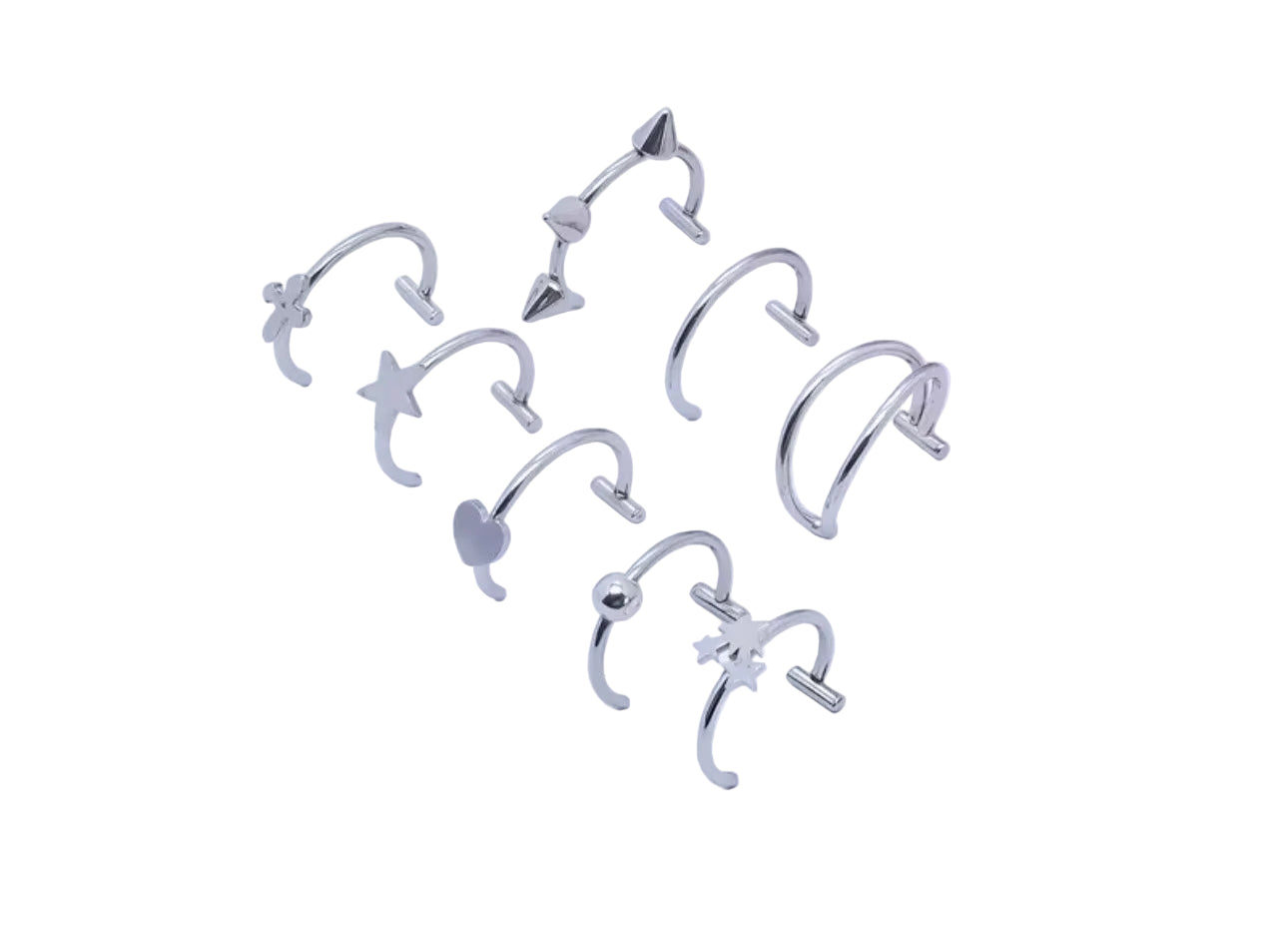 No-Piercing Lip Ring (Various Designs)