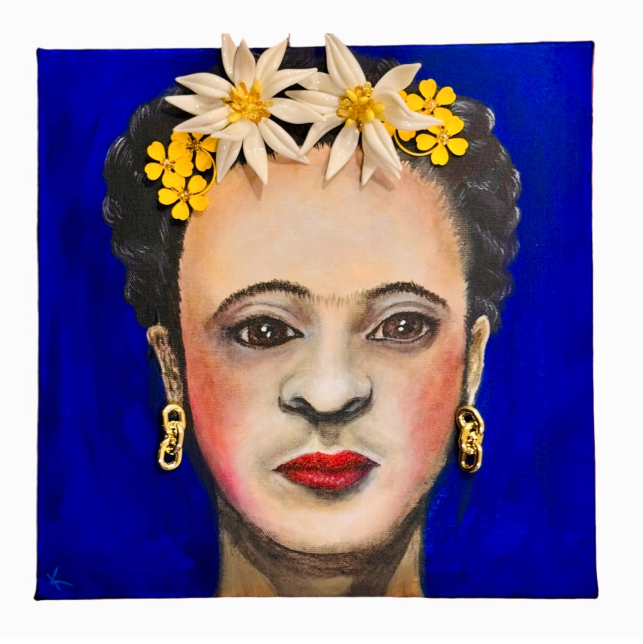 Frida Painting on Canvas