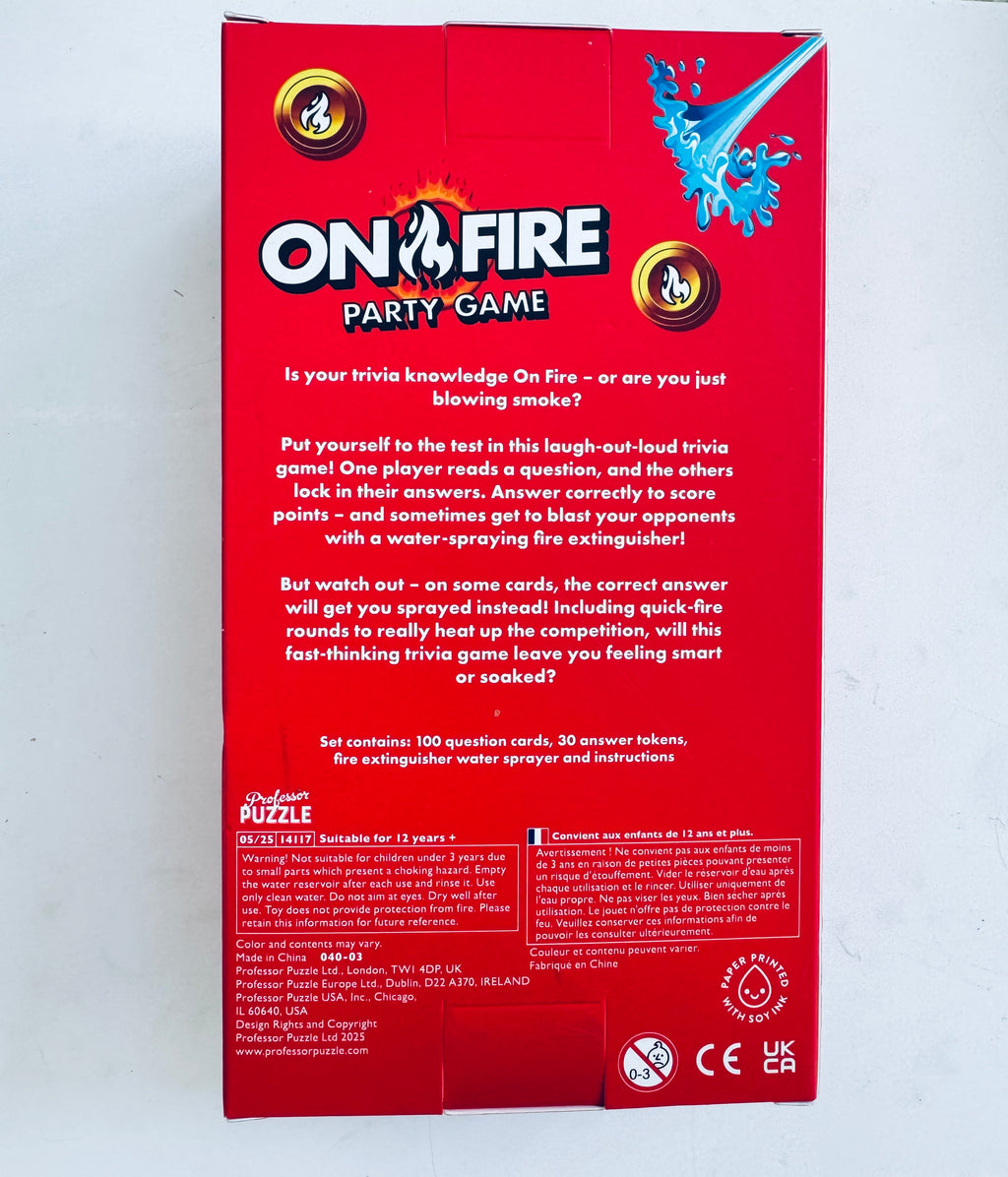 On Fire Party Game-Trivia Game