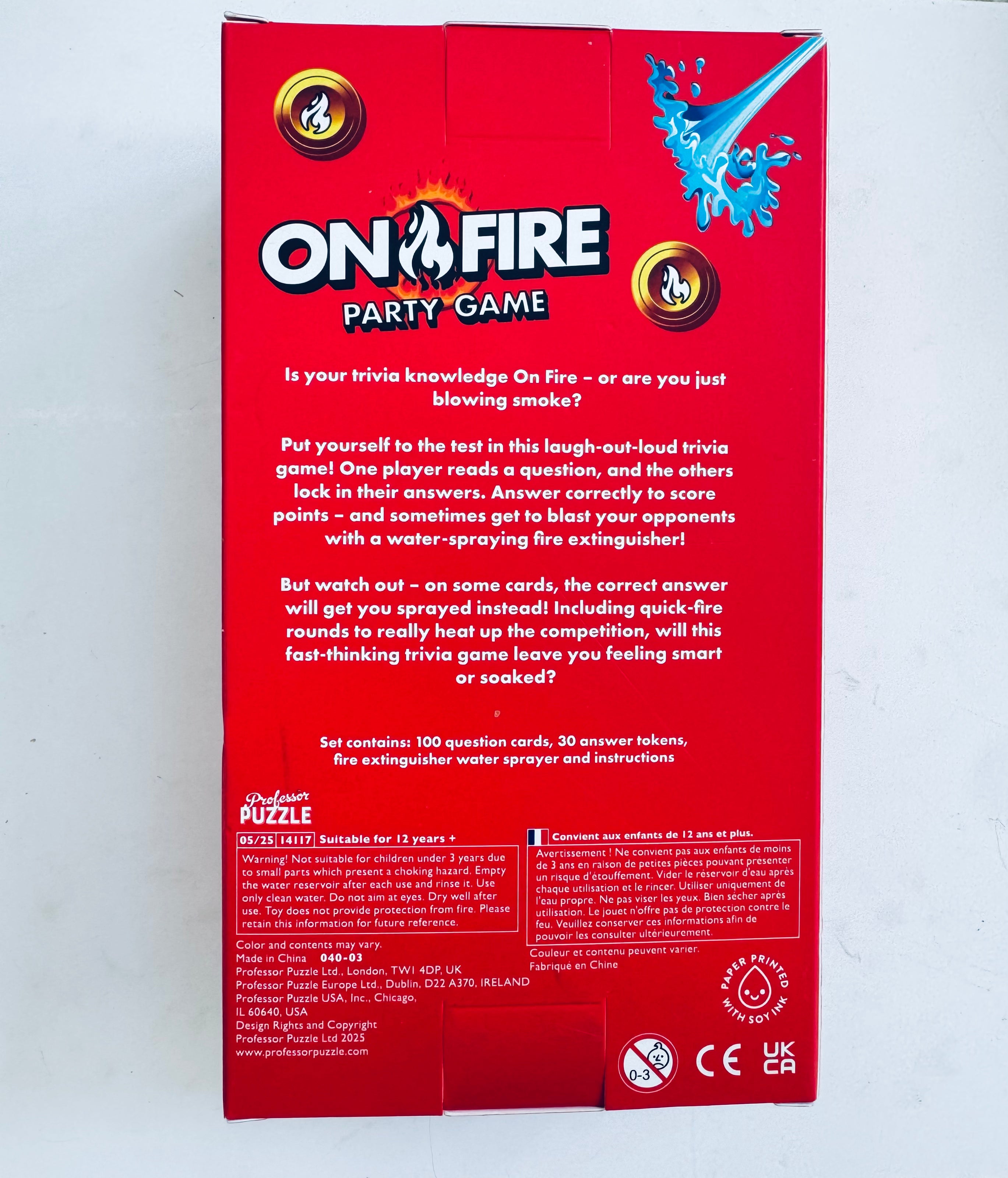 On Fire Party Game-Trivia Game