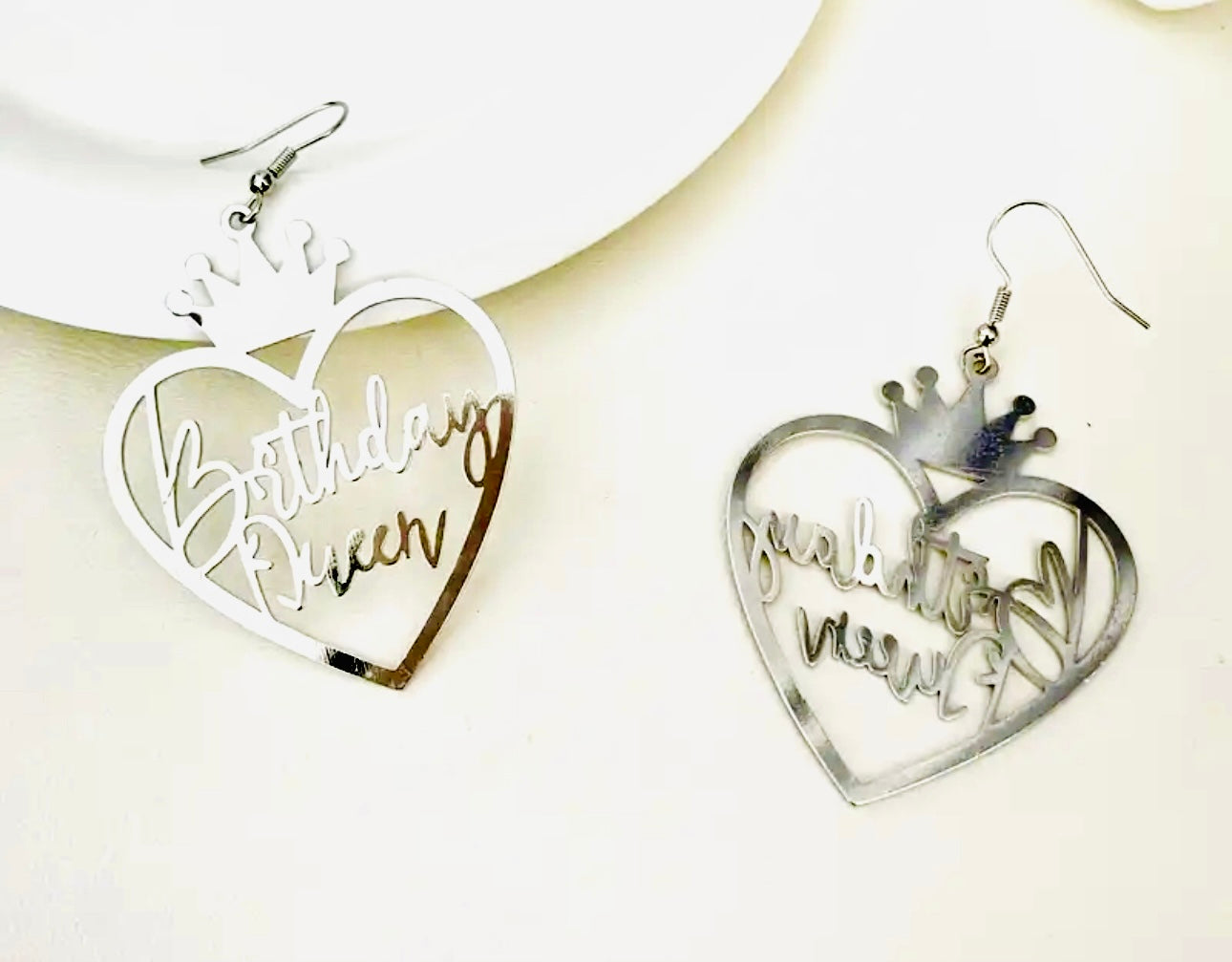Birthday Queen earrings
