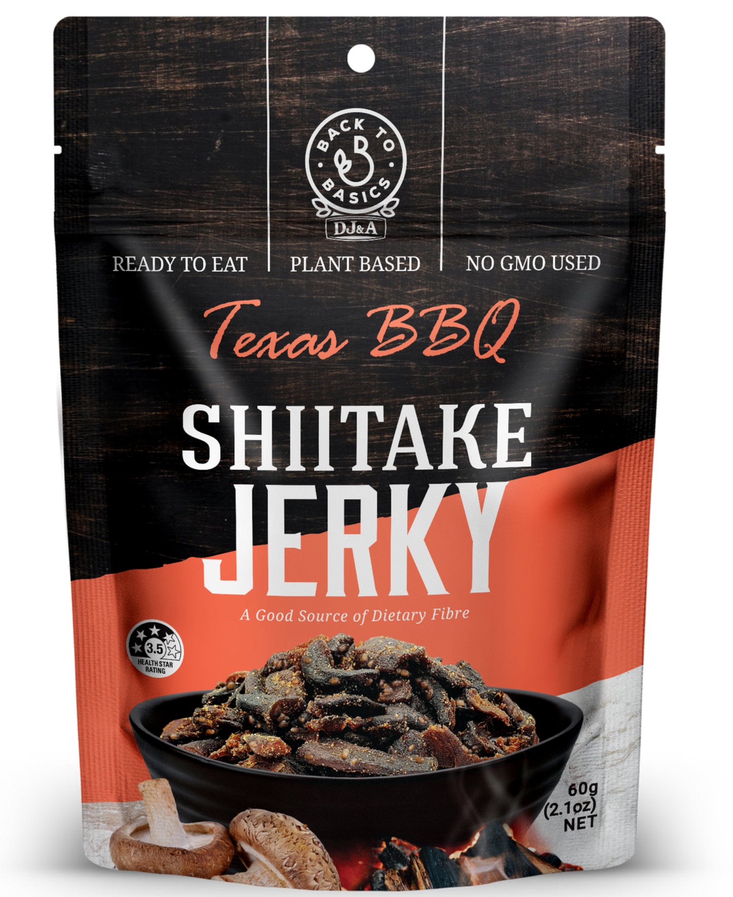 Shiitake Mushroom Jerky Texas BBQ