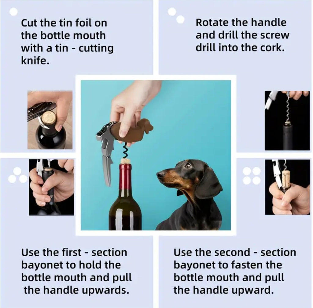 Tire-bouchon décapsuleur Teckel