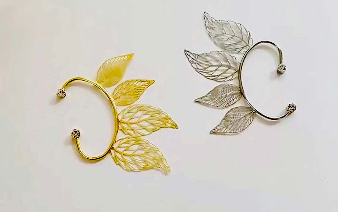 Leaves Ear Cuff (Gold or Silver)