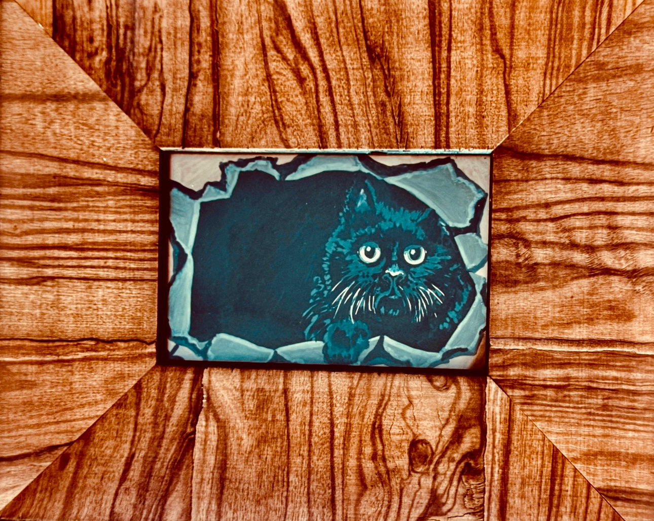 Peek-A-Boo Framed Painting