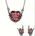 Ensemble de boucles d'oreilles et collier à couper le souffle