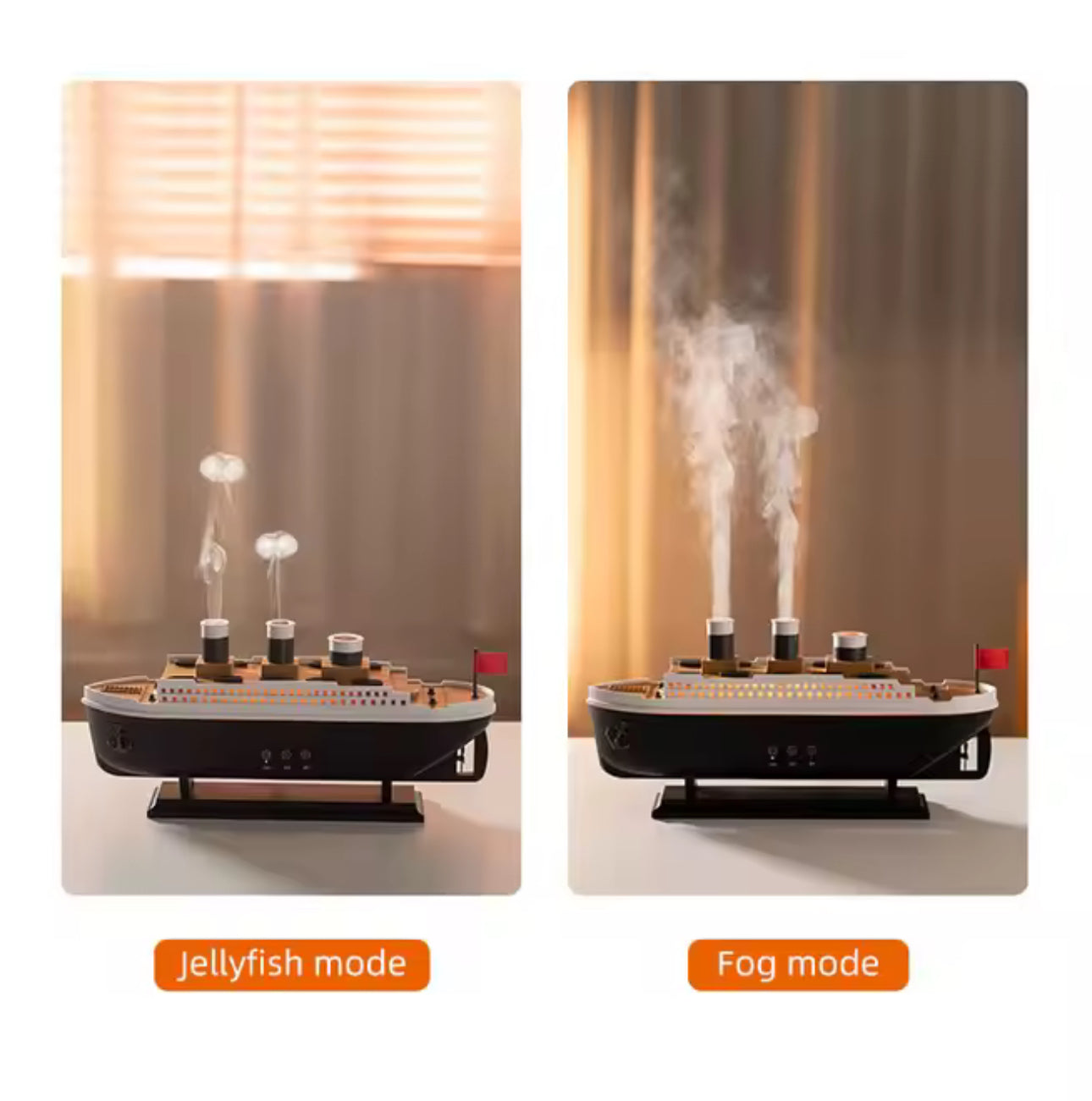 Ship Humidifier, Diffuser & Mood Light