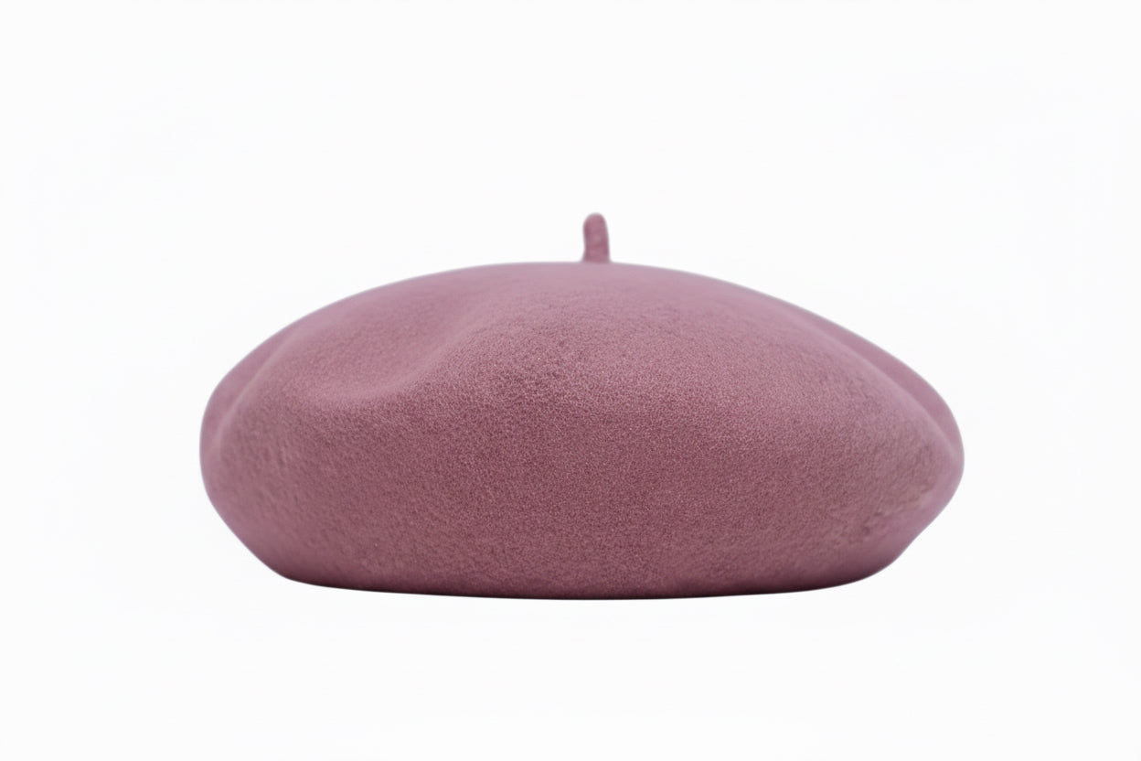 Pink Beret Hat