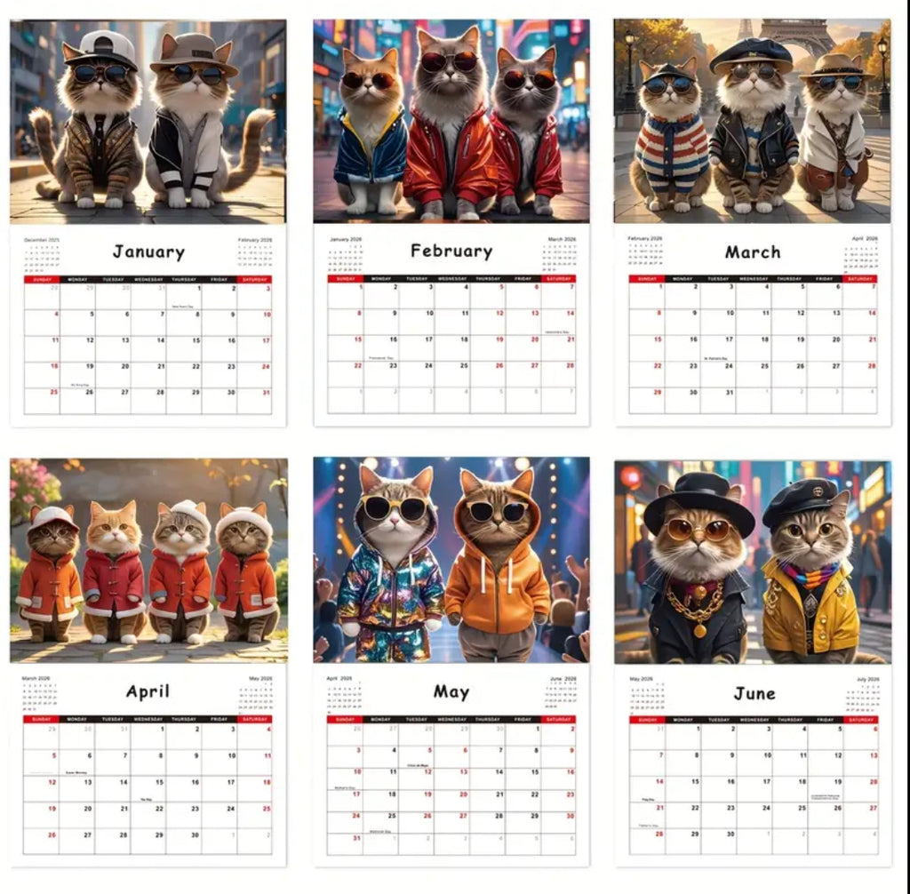 2026 Cats Calendar
