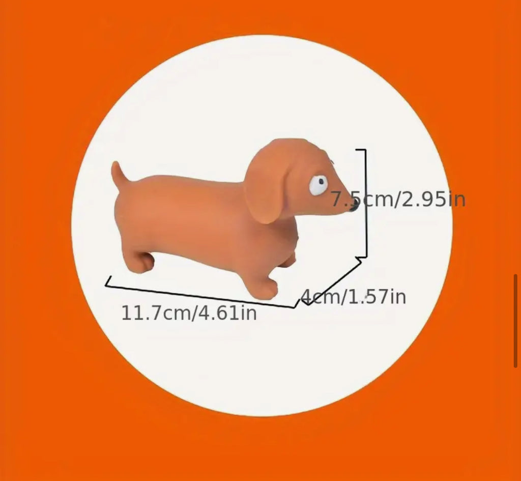 Jouet teckel moelleux