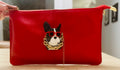 Pochette Bulldog à chaîne dorée