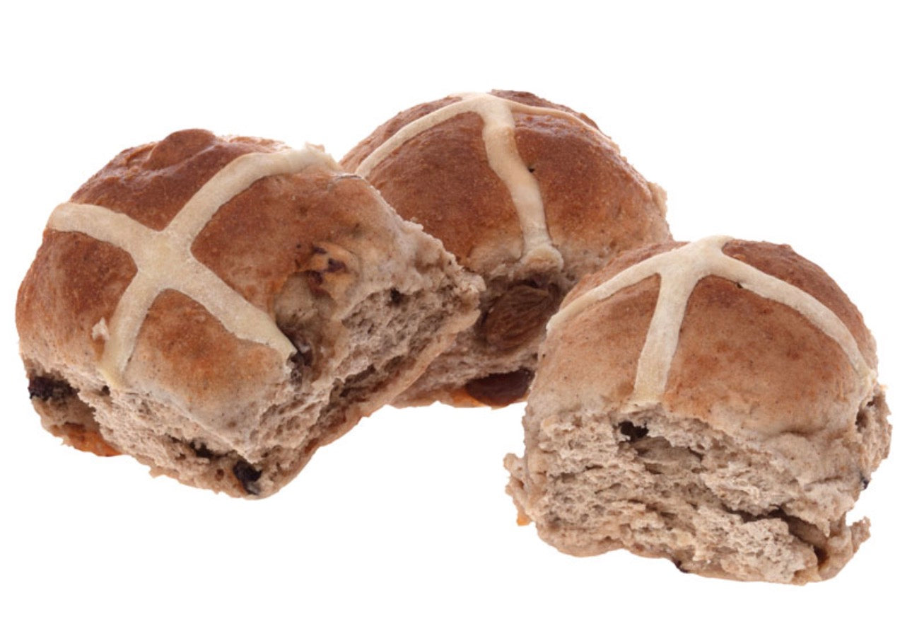 Hot Cross Buns (6 pack) by Gluten-Free Bakery
