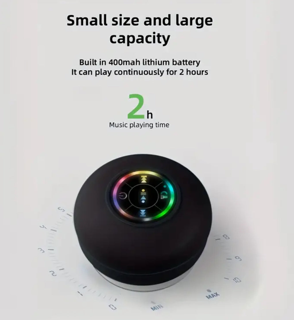 Enceinte étanche avec ventouse (blanche)