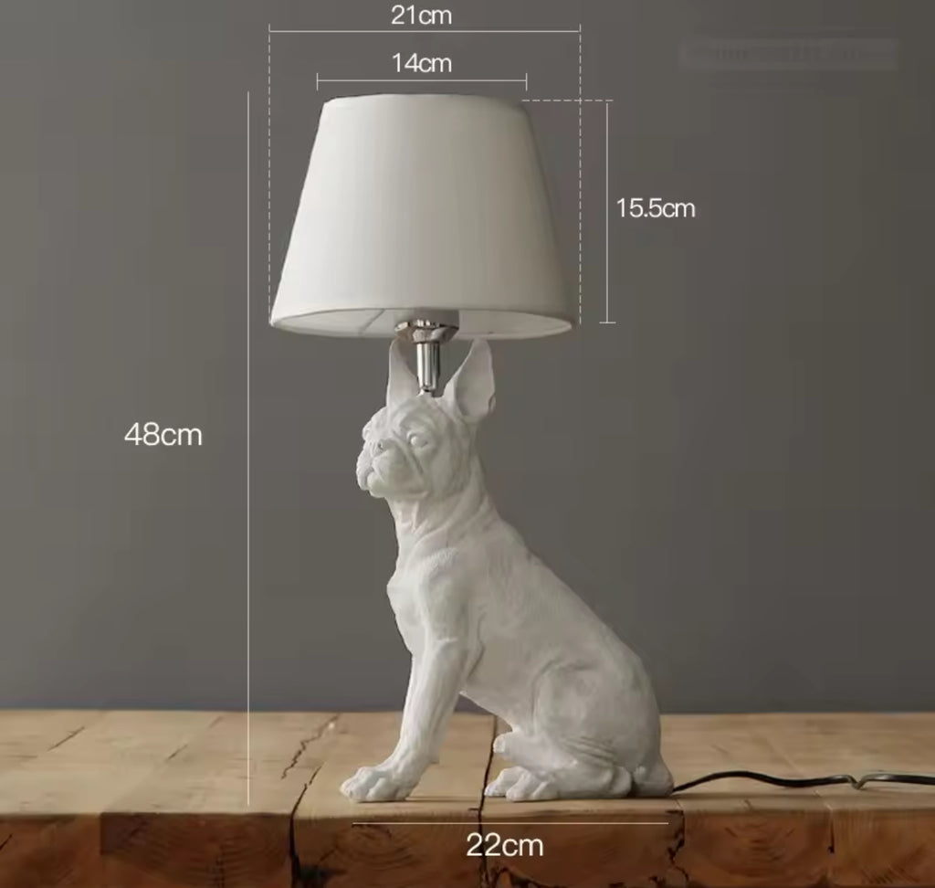 Sitting French Bulldog Lamp