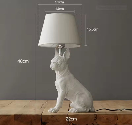 Sitting French Bulldog Lamp