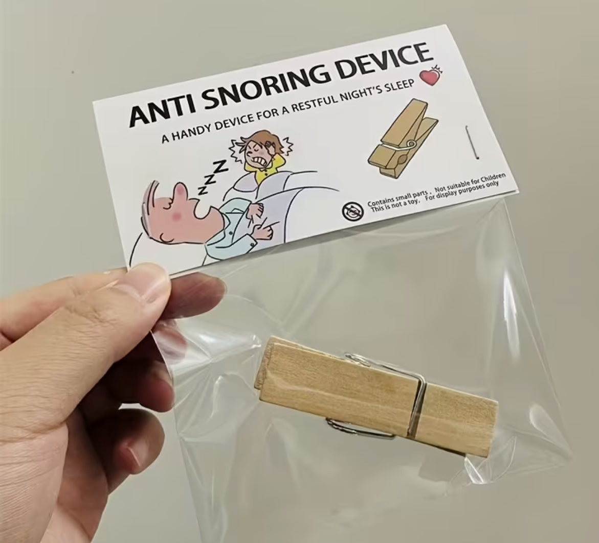 Cadeau blague - Dispositif anti-ronflement