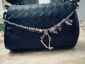 Dinosaur Black Leather Handbag