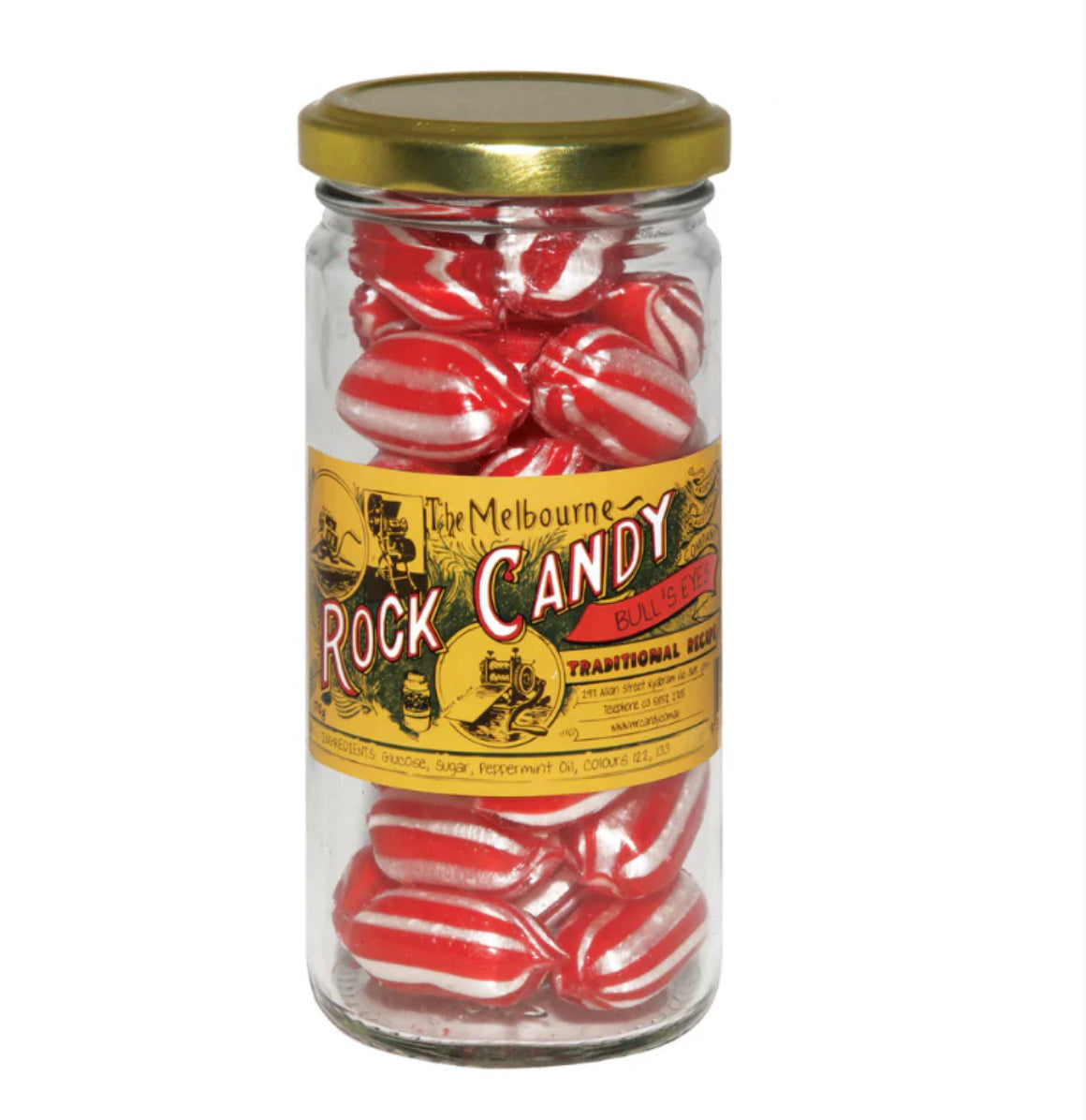 BULLS EYE - Le Melbourne Rock Candy 170g