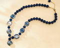 Blue Glass Bead necklace