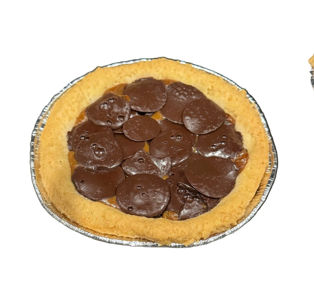 Salted Caramel Dark Chocolate Tart (GF)