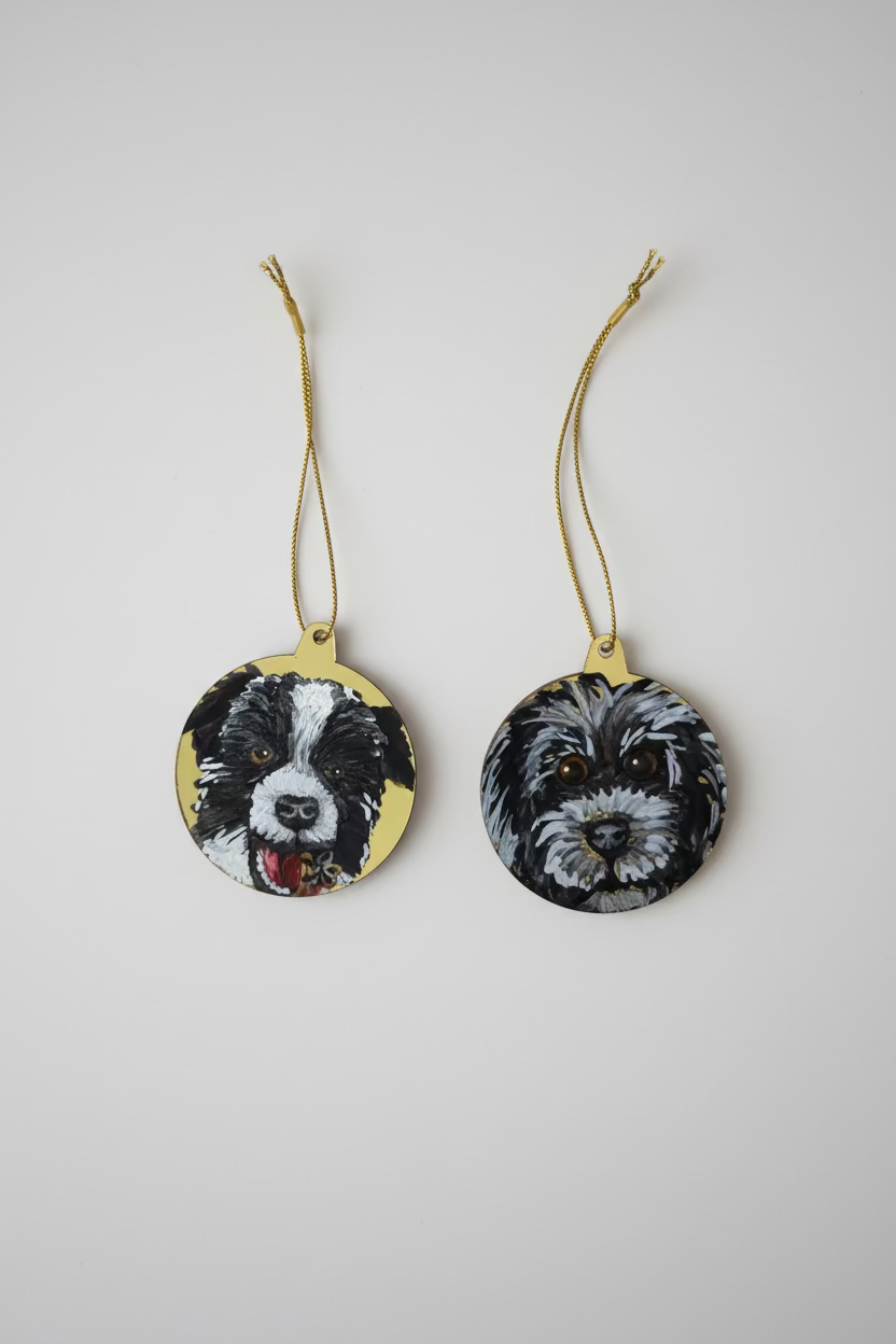 2D Christmas Bauble (Hand-painted)