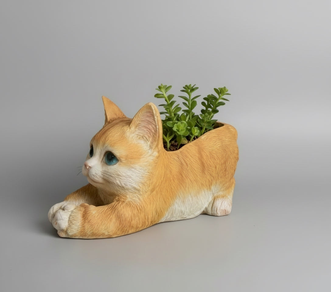 Ginger Cat Planter Pot