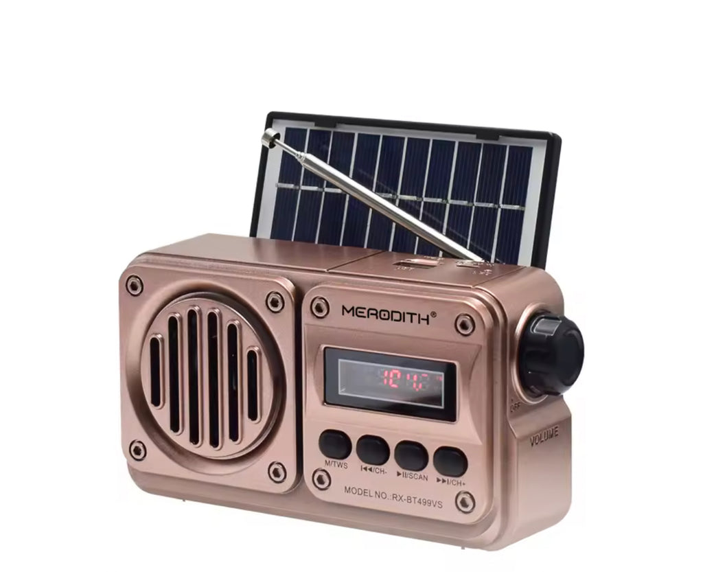 Haut-parleur radio portable solaire