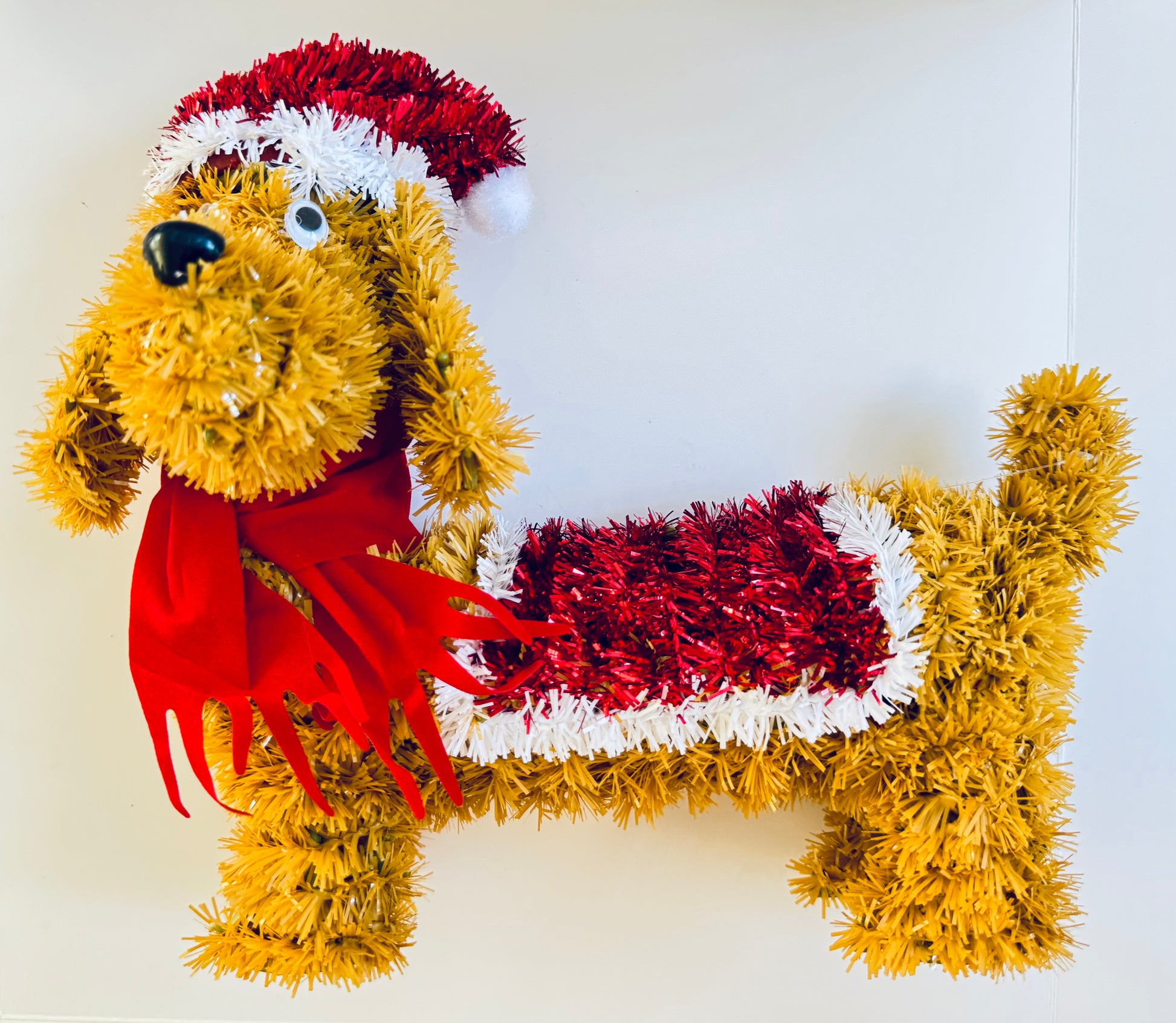 Christmas Tinsel Dachshund Decoration