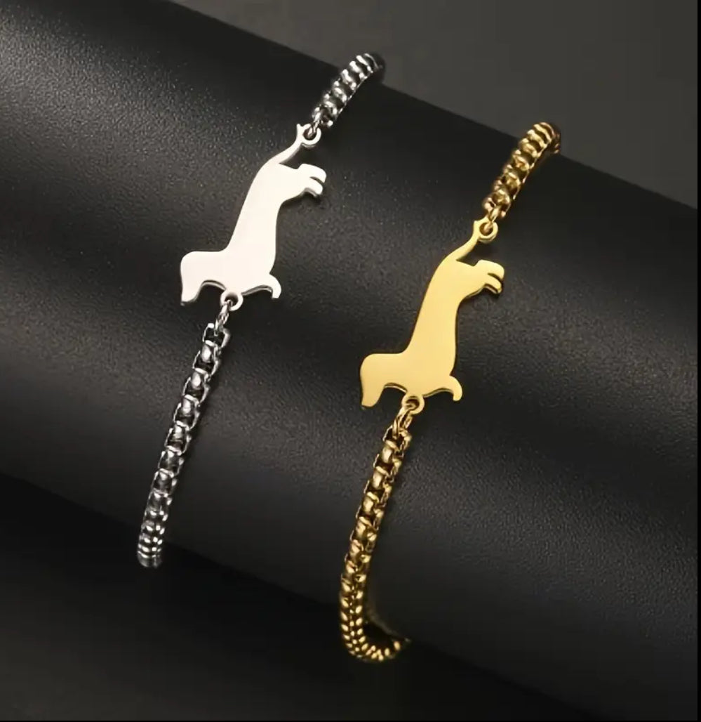 Dachshund Stainless Steel Bracelet