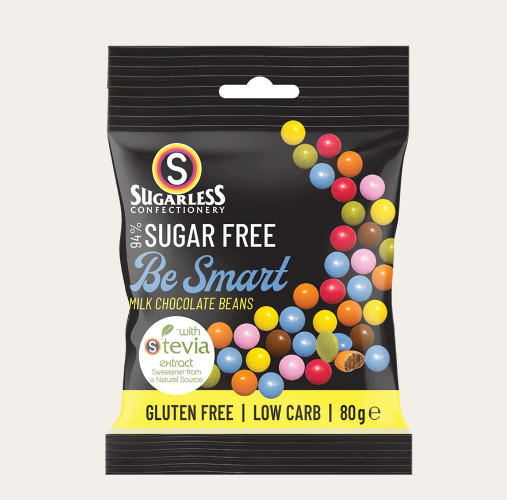 Fèves enrobées de chocolat sans sucre Be Smart 80 g