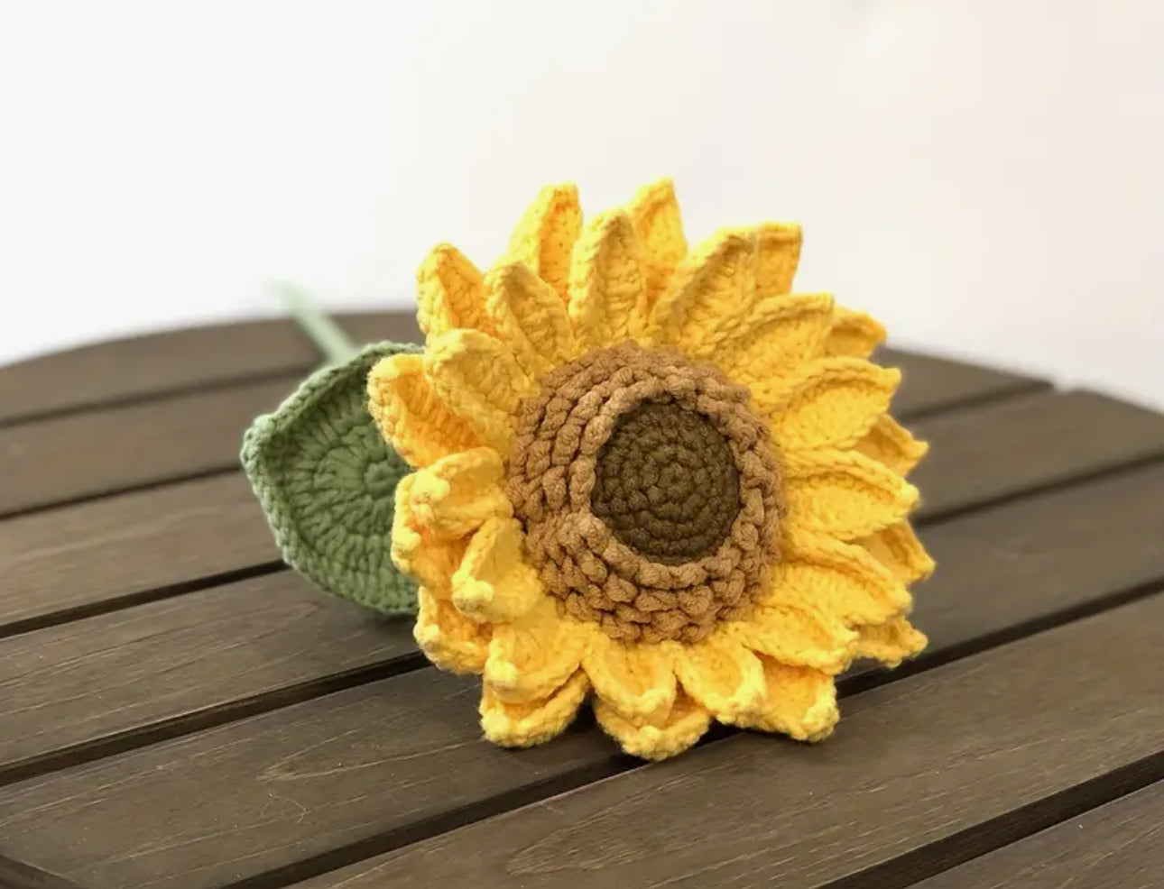 Tournesol au crochet (XL)