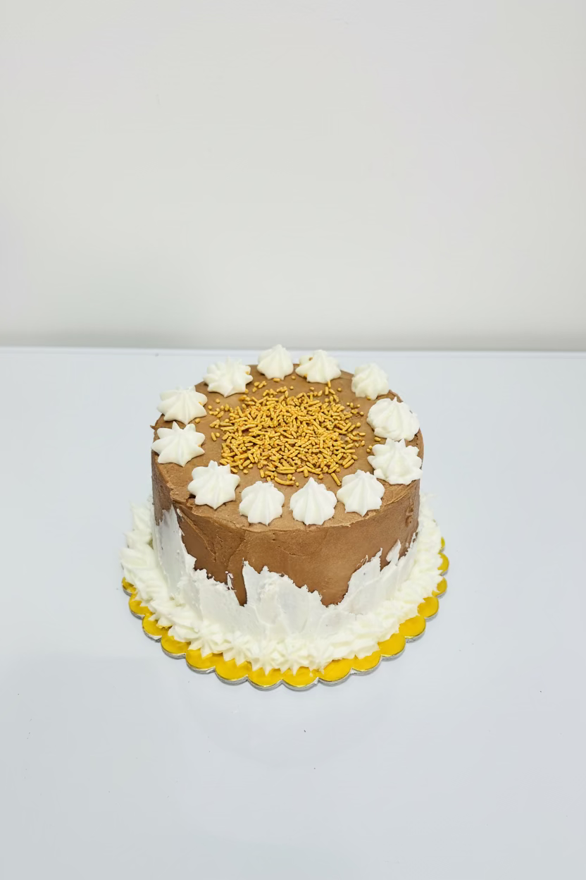 6 inch Iced Plant-Based Mud Cake (GF, V, EF, DF) - DOUBLE Layer