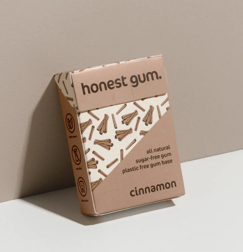 Chewing-gum naturel à la cannelle sans sucre 