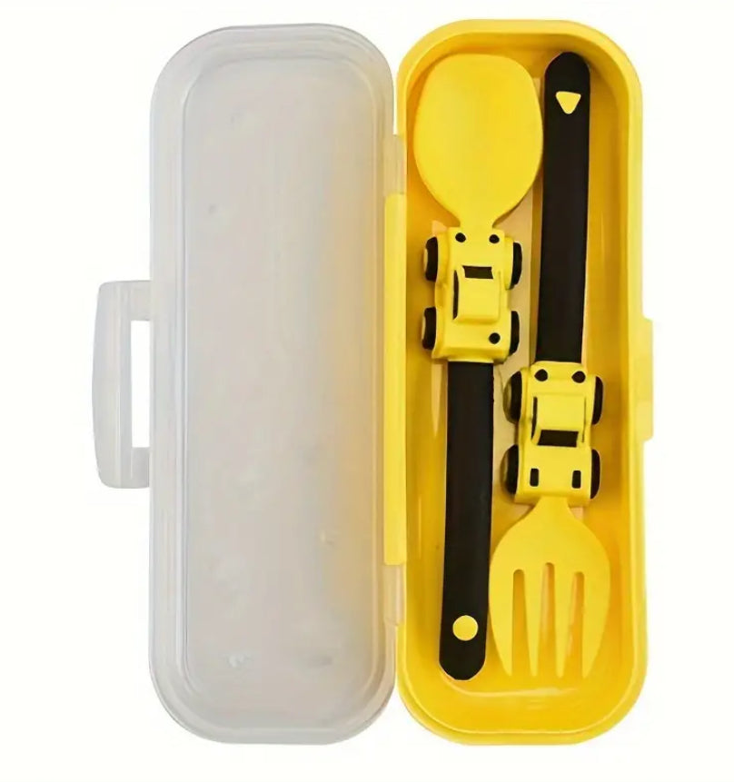 Ensemble de couverts de voiture (jaune)