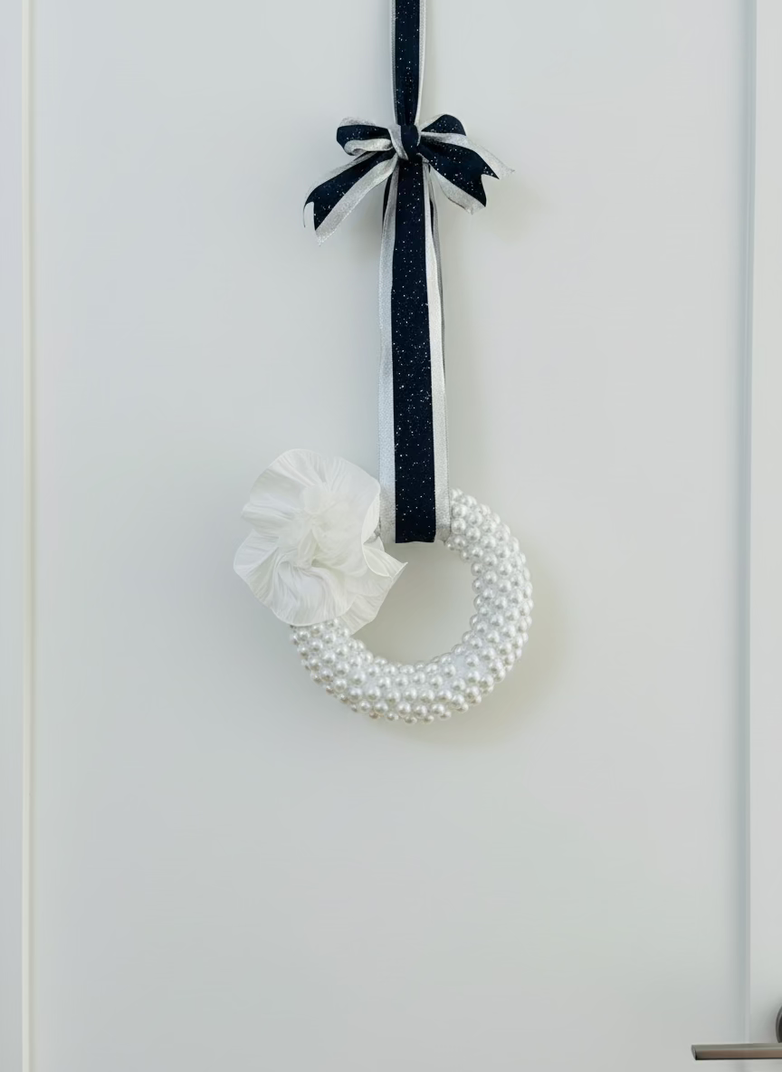 Handmade Pearl Wreath