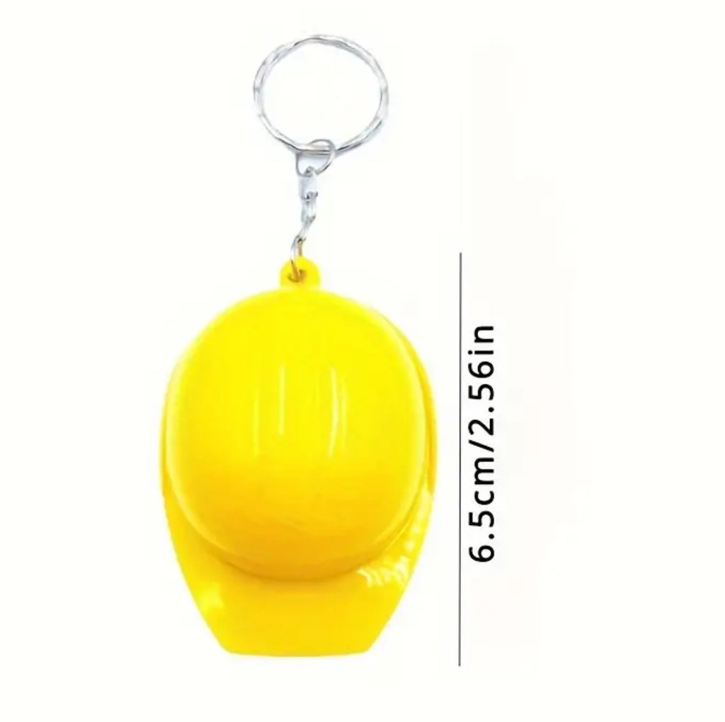 Porte-clés décapsuleur pour casque de chantier