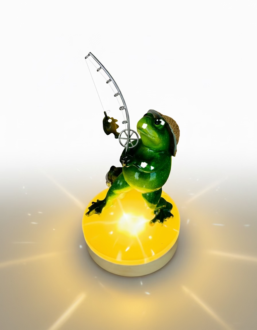 Frog Fishing Lamp