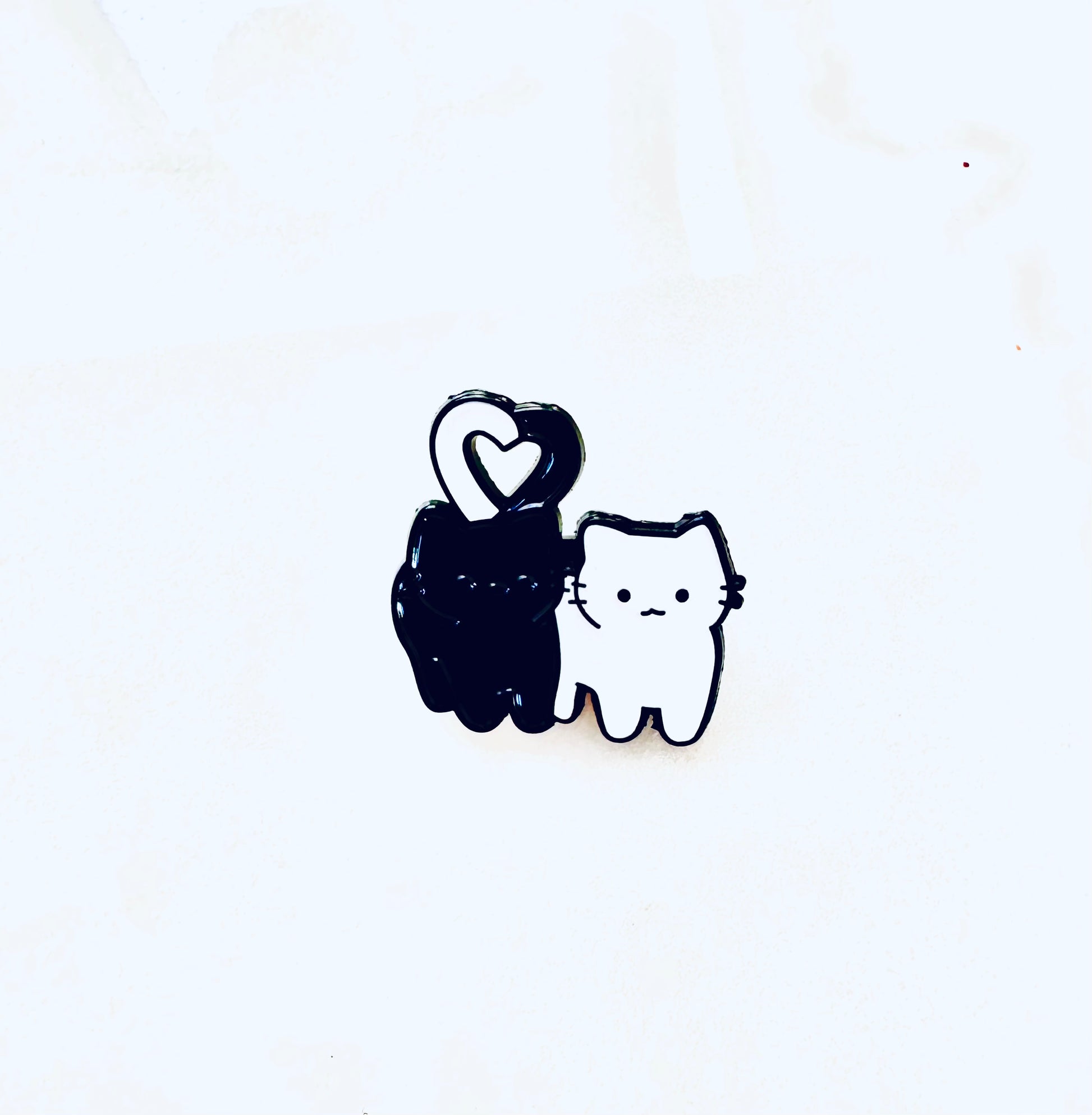 Black and White Cats Pin