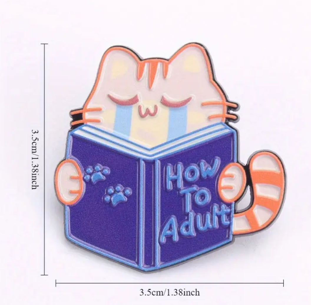 How To Adult Cat Pin