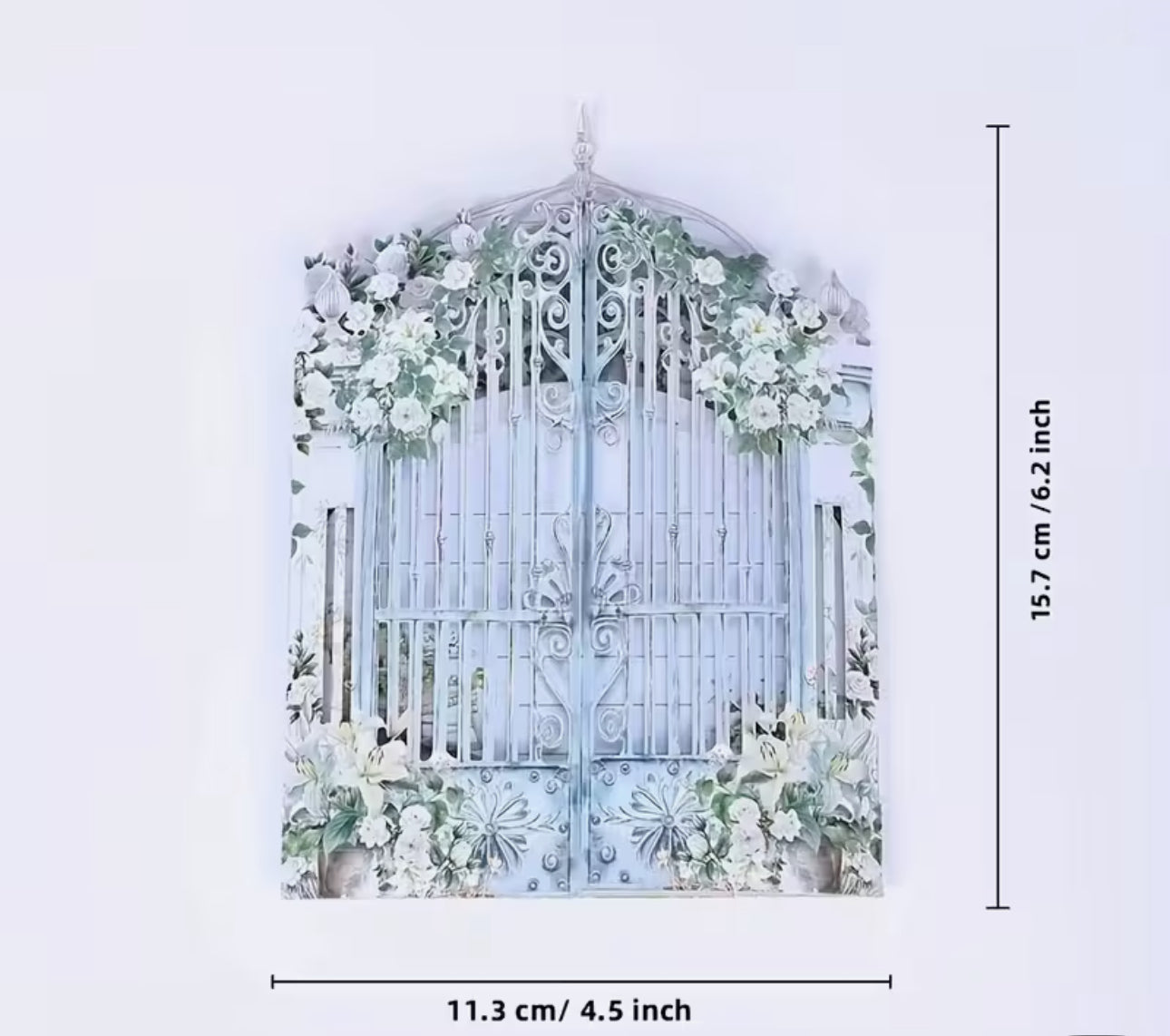 Garden Gates Pop up card