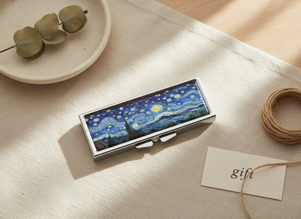 Starry Night Pill Box