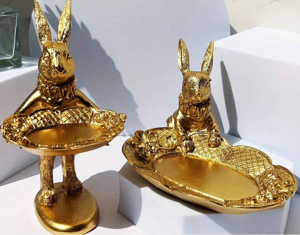 Golden Rabbit Tray ( 3 types)